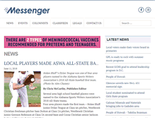Tablet Screenshot of gadsdenmessenger.com